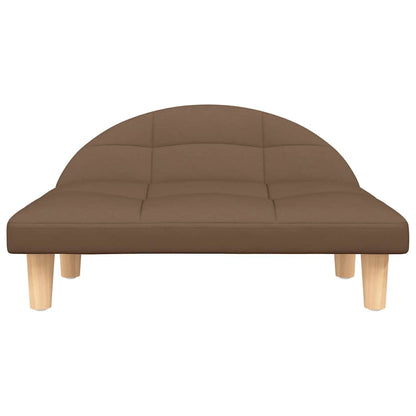 Lettino per Cani Marrone 70x52x30 cm in Tessuto | homemem39