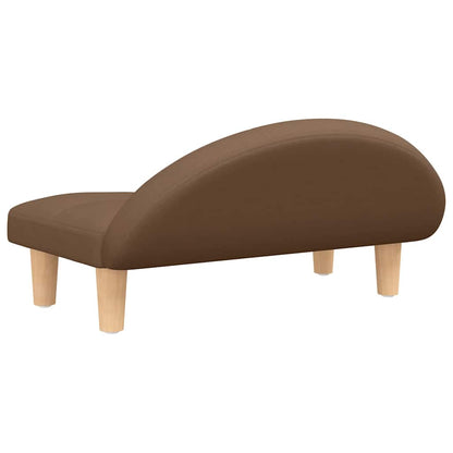 Lettino per Cani Marrone 70x52x30 cm in Tessuto | homemem39