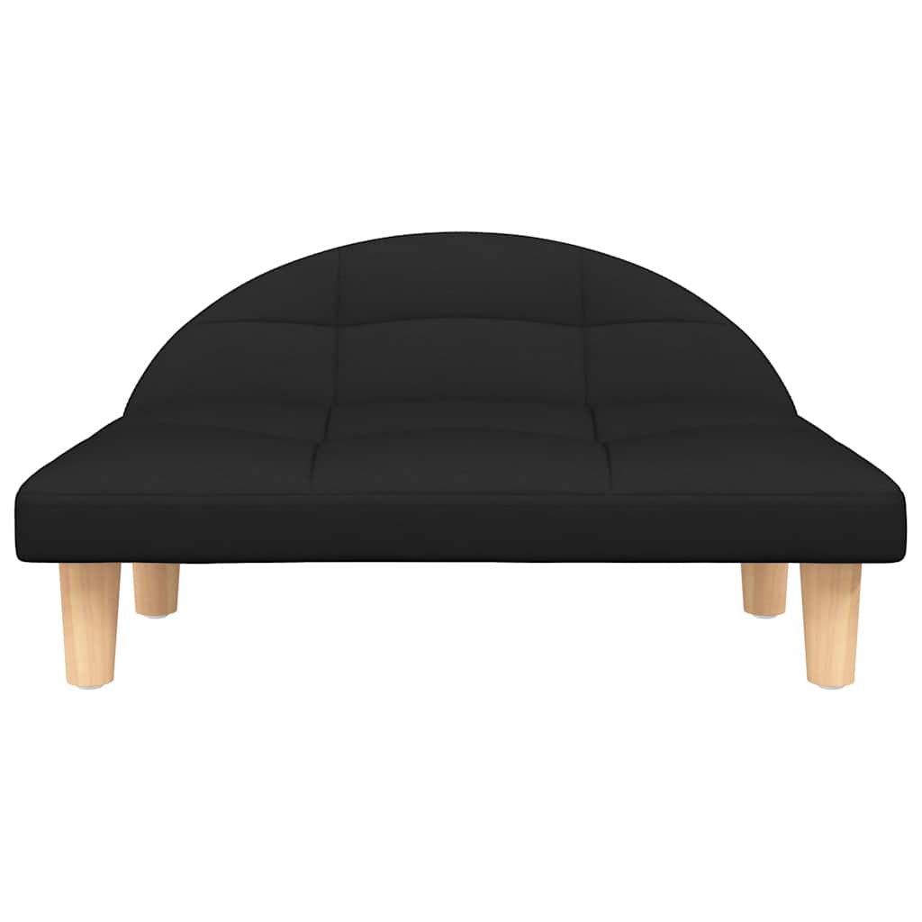 Lettino per Cani Nero 70x52x30 cm in Tessuto - homemem39