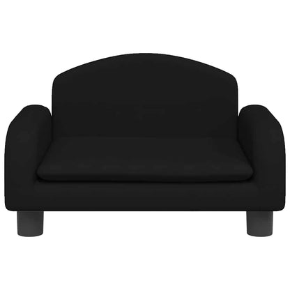 Lettino per Cani Nero 50x40x30 cm in Tessuto | homemem39