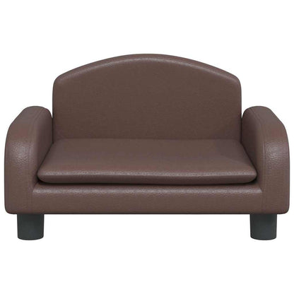Lettino per Cani Marrone 50x40x30 cm in Similpelle