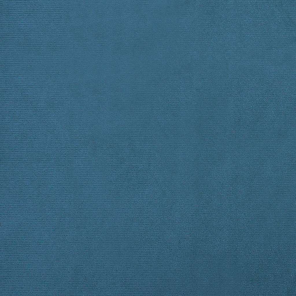 Lettino per Cani Blu 100x54x33 cm in Velluto