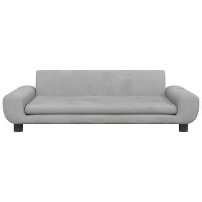 Lettino per Cani Grigio Chiaro 100x54x33 cm in Velluto | homemem39
