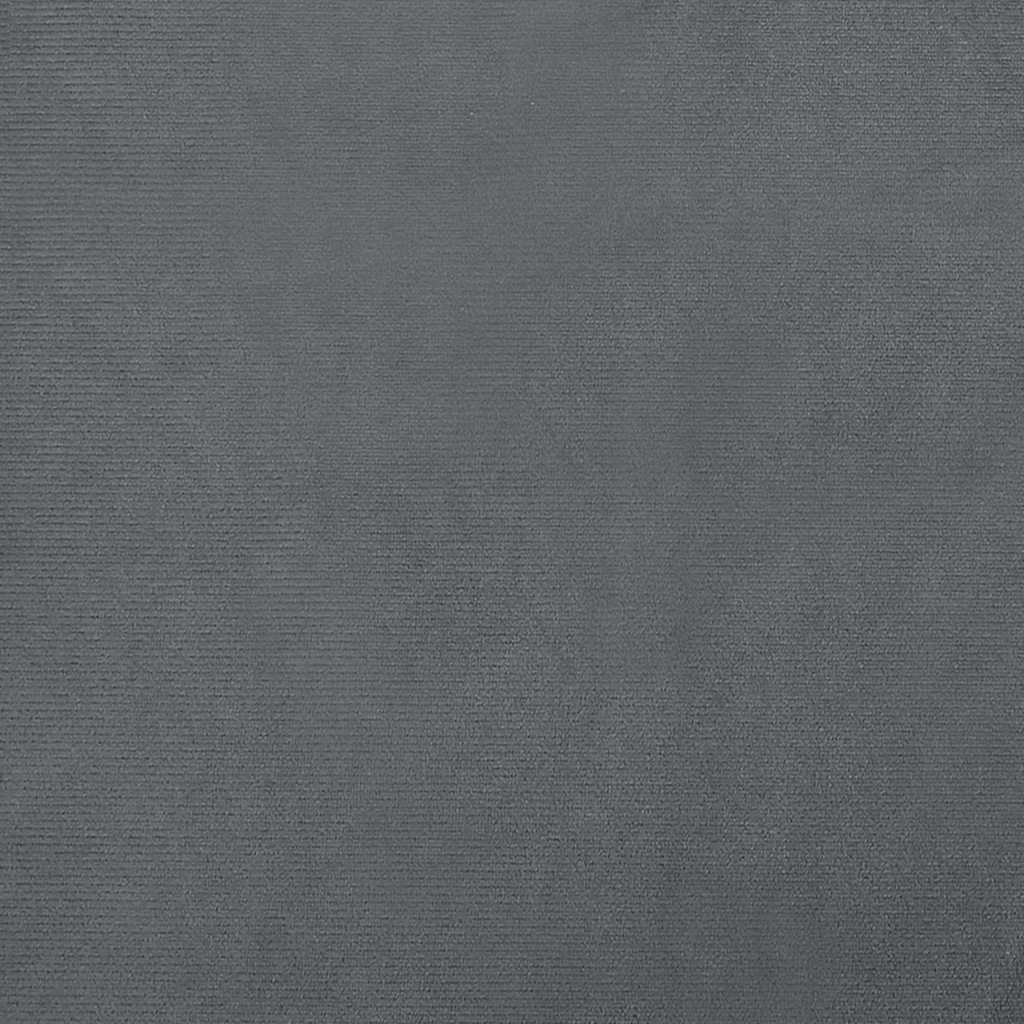 Lettino per Cani Grigio Scuro 100x54x33 cm in Velluto | homemem39
