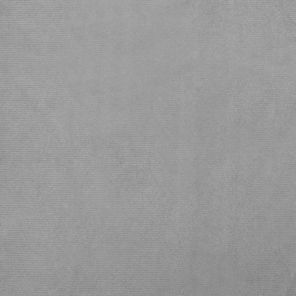 Lettino per Cani Grigio Chiaro 70x45x33 cm in Velluto - homemem39