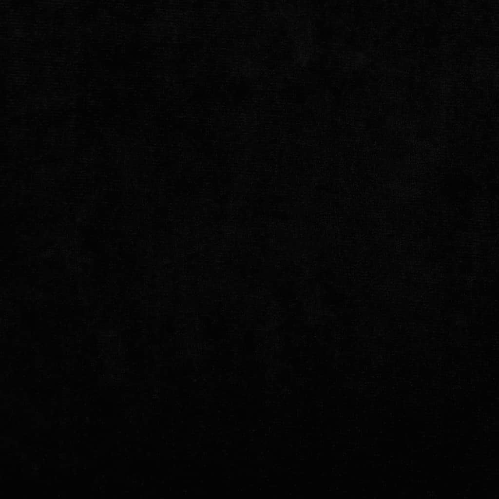 Lettino per Cani Nero 70x45x33 cm in Velluto