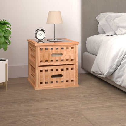 Comodino 34x34x34 cm in Legno Massello di Noce - homemem39