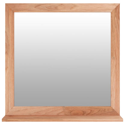 Specchio da Parete 55x55 cm in Legno Massello di Noce | homemem39