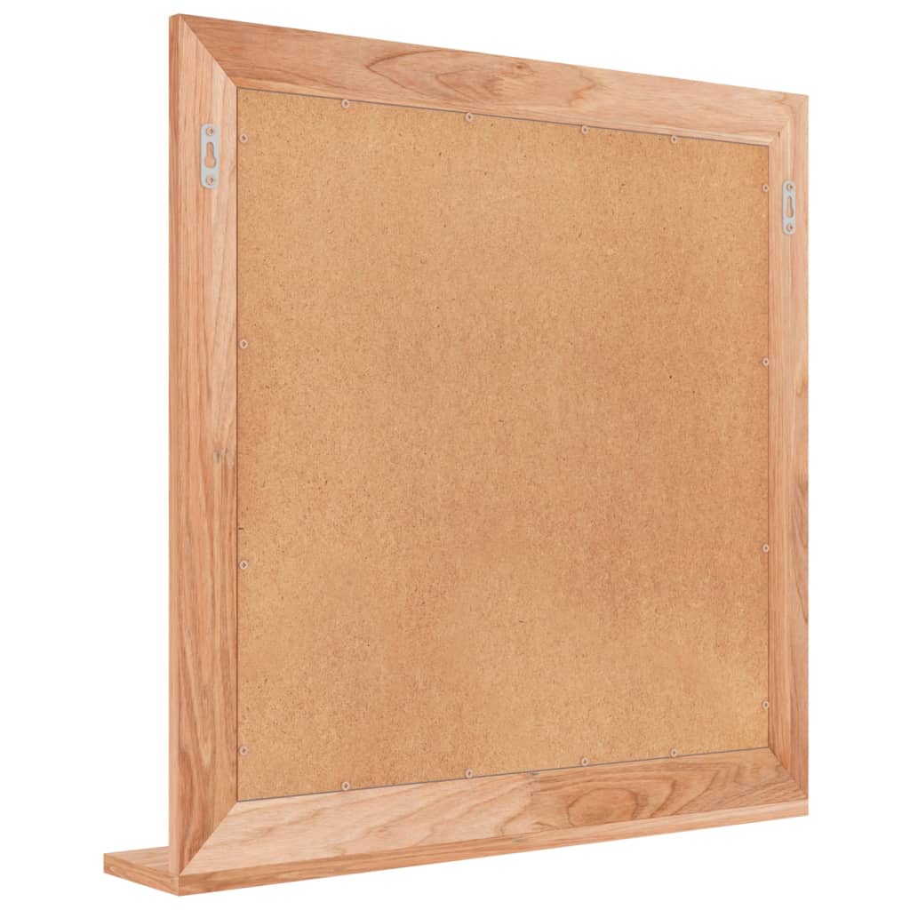 Specchio da Parete 55x55 cm in Legno Massello di Noce | homemem39