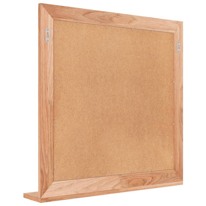 Specchio da Parete 55x55 cm in Legno Massello di Noce | homemem39