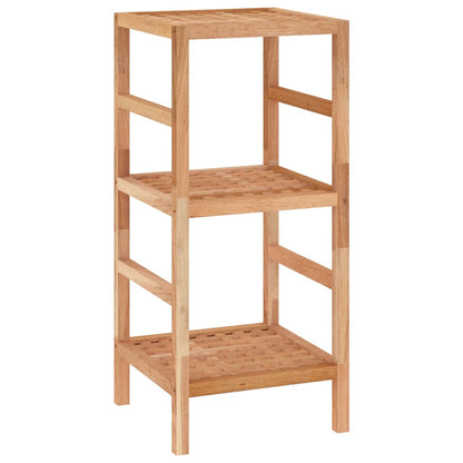 Scaffale da Bagno 35,5x35,5x79 cm in Legno Massello di Noce | homemem39