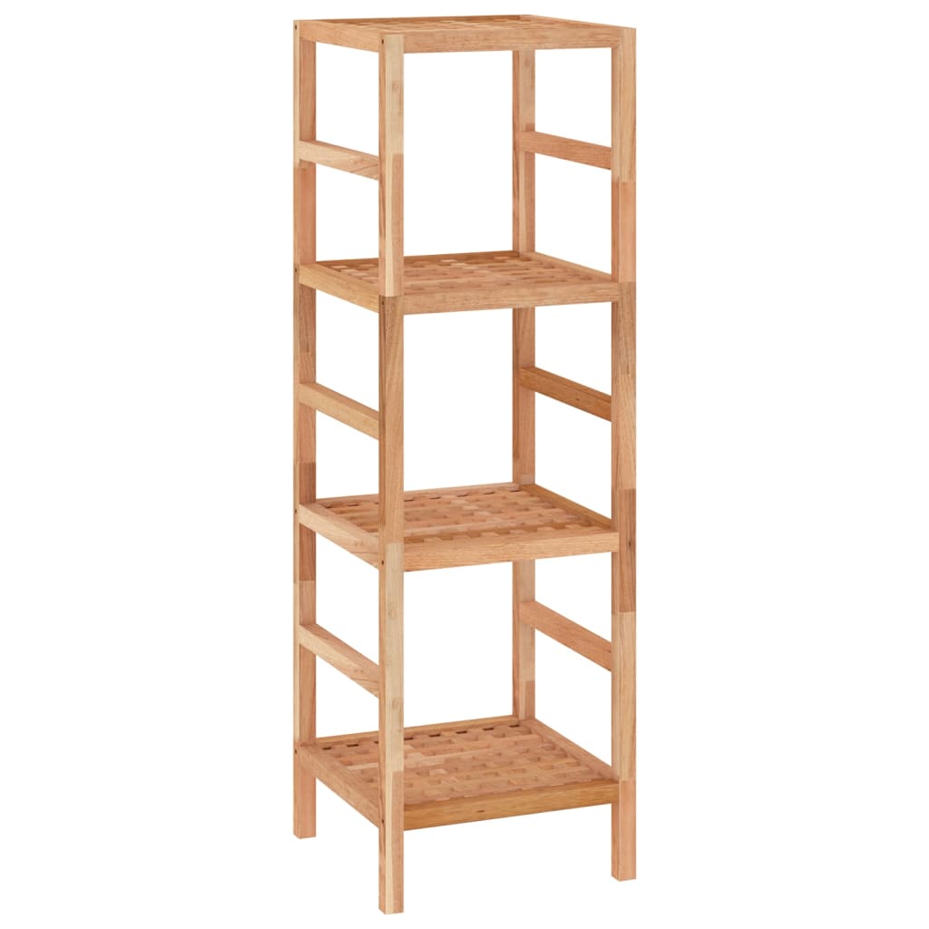 Scaffale da Bagno 35,5x35,5x112,5 cm in Legno Massello di Noce