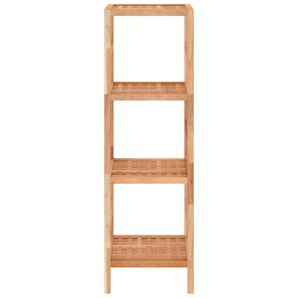 Scaffale da Bagno 35,5x35,5x112,5 cm in Legno Massello di Noce