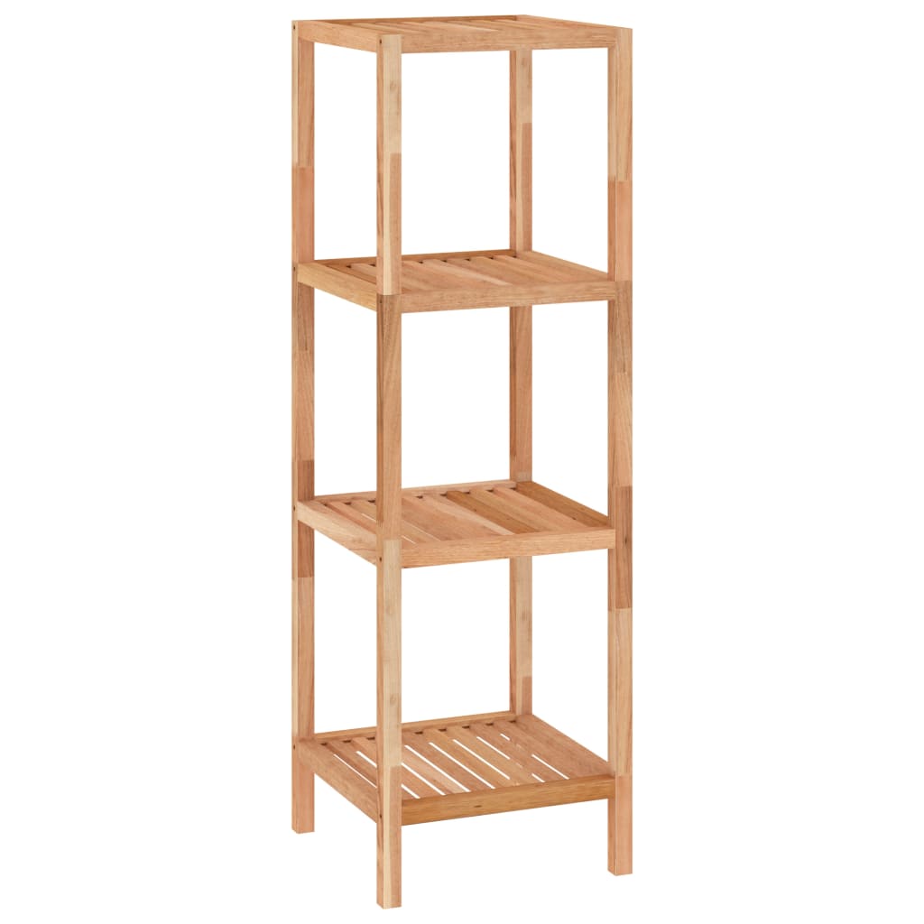 Scaffale da Bagno 36x36x112 cm in Legno Massello di Noce