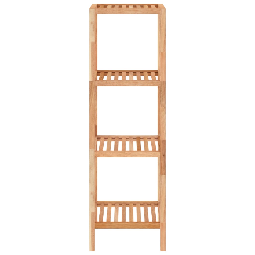 Scaffale da Bagno 36x36x112 cm in Legno Massello di Noce