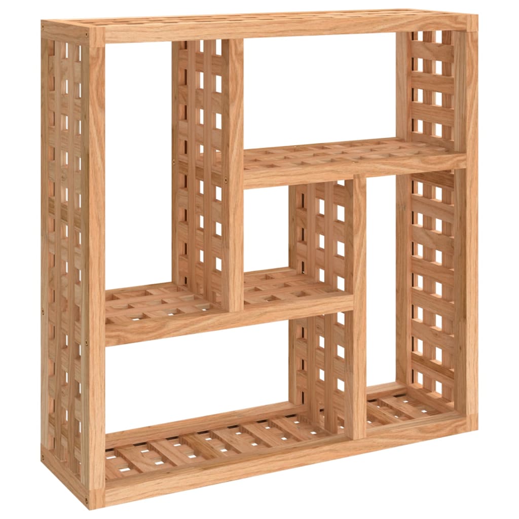 Mensola da Parete 49x15x49 cm in Legno Massello di Noce | homemem39