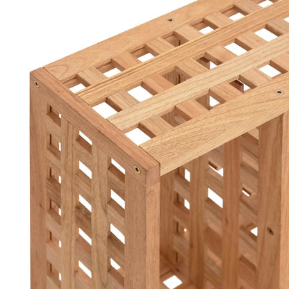 Mensola da Parete 49x15x49 cm in Legno Massello di Noce | homemem39