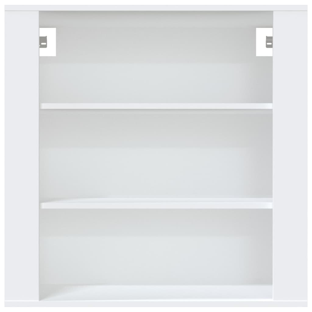Mobile a Parete Bianco 80x33x80 cm in Legno Multistrato - homemem39