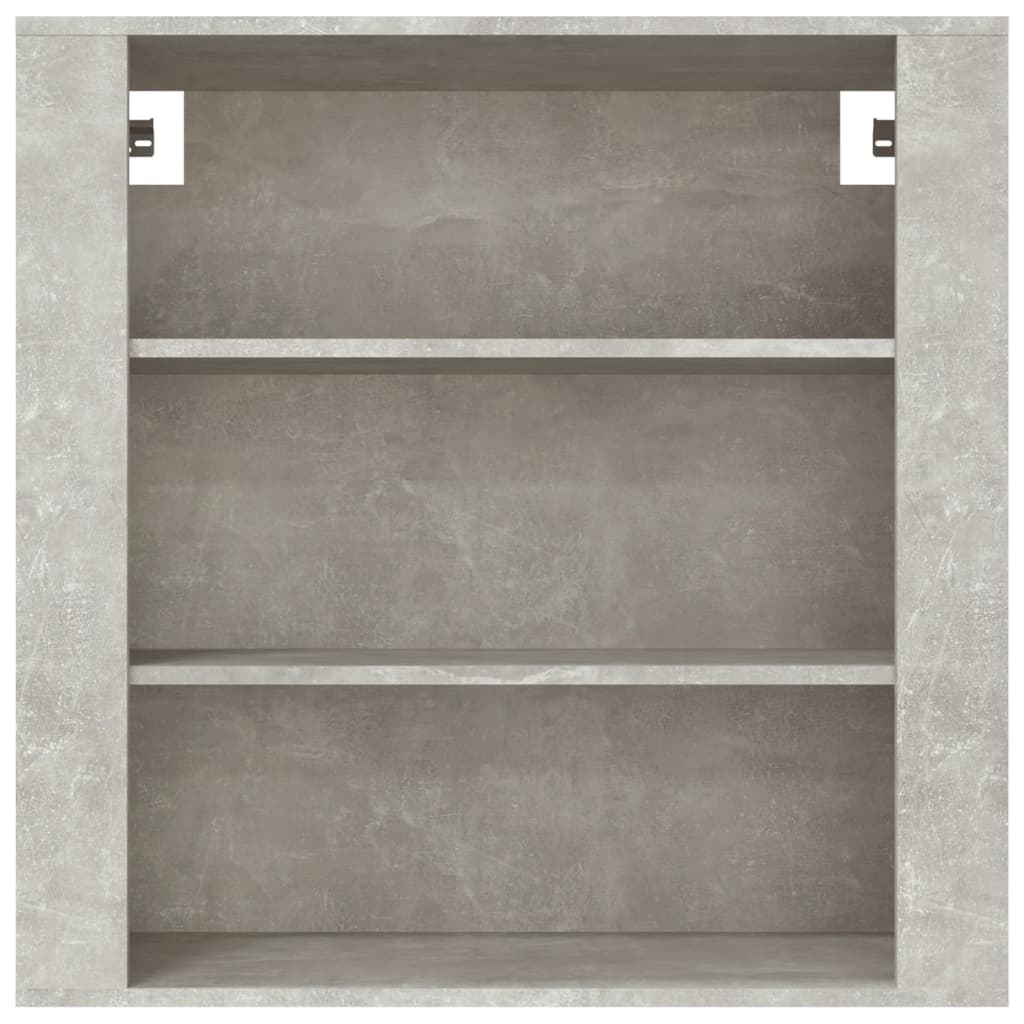 Mobile a Parete Grigio Cemento 80x33x80 cm in Legno Multistrato - homemem39