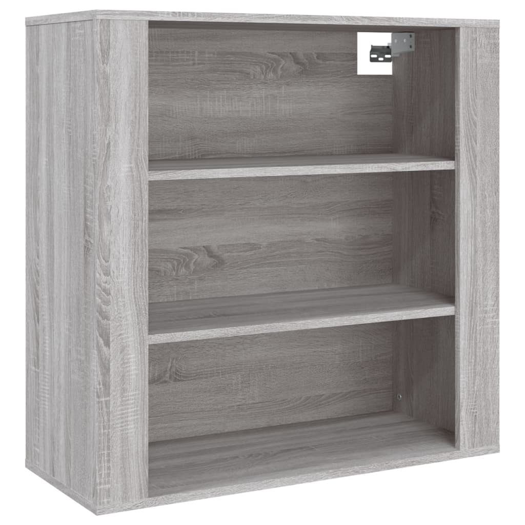 Mobile Pensile Grigio Sonoma 80x33x80 cm in Legno Multistrato
