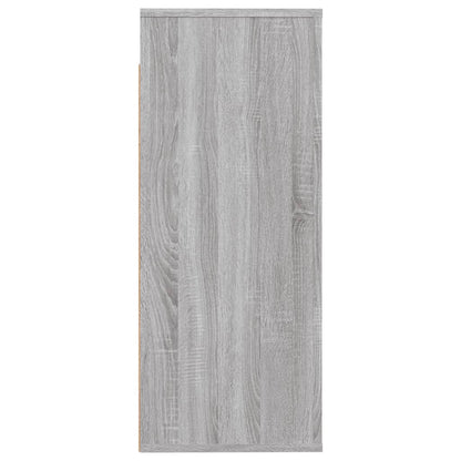 Mobile Pensile Grigio Sonoma 80x33x80 cm in Legno Multistrato