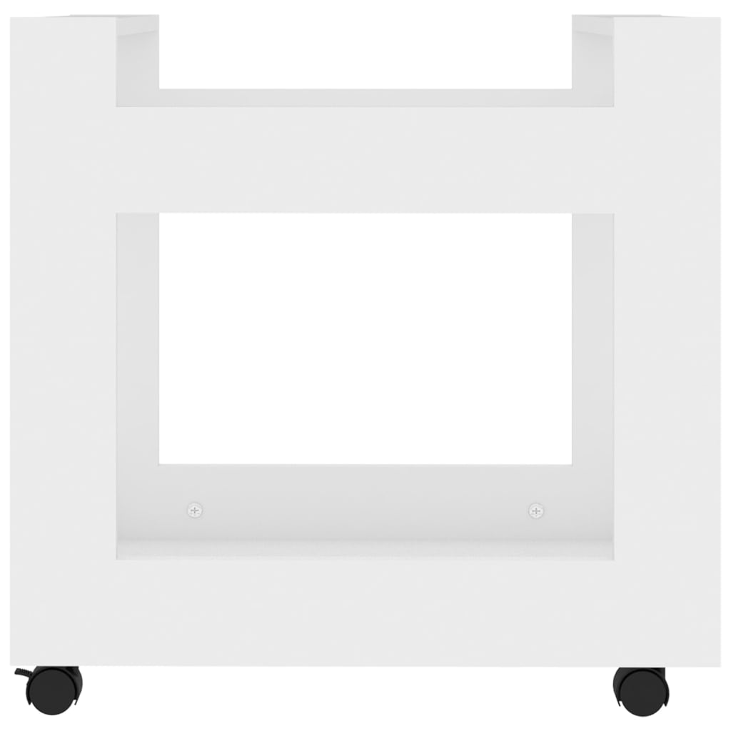 Carrello per Scrivania bianco 60x45x60 cm in Legno Multistrato - homemem39