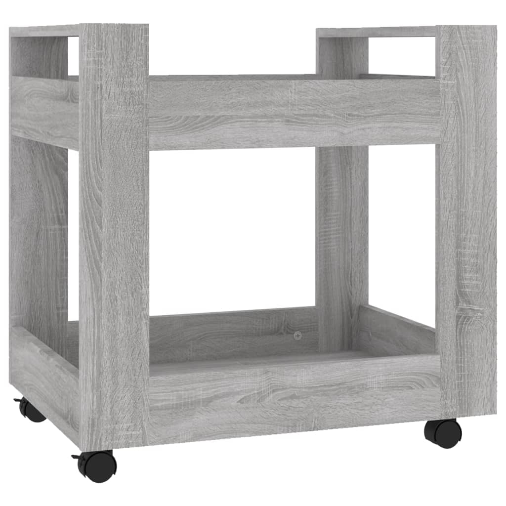 Carrello Scrivania Grigio Sonoma 60x45x60 cm Legno Multistrato - homemem39