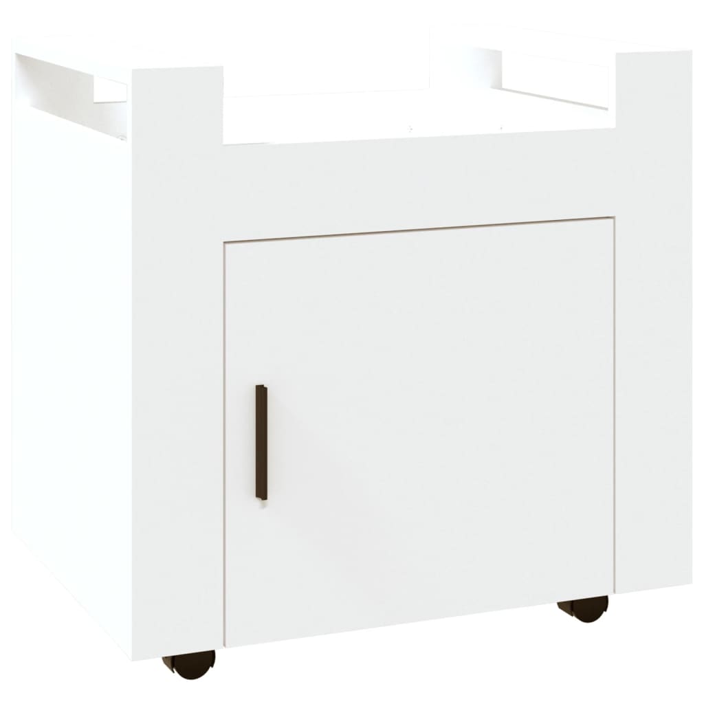 Carrello per Scrivania bianco 60x45x60 cm in Legno Multistrato - homemem39