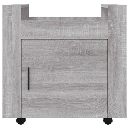 Carrello Scrivania Grigio Sonoma 60x45x60 cm Legno Multistrato - homemem39