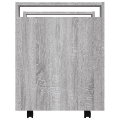Carrello Scrivania Grigio Sonoma 60x45x60 cm Legno Multistrato - homemem39