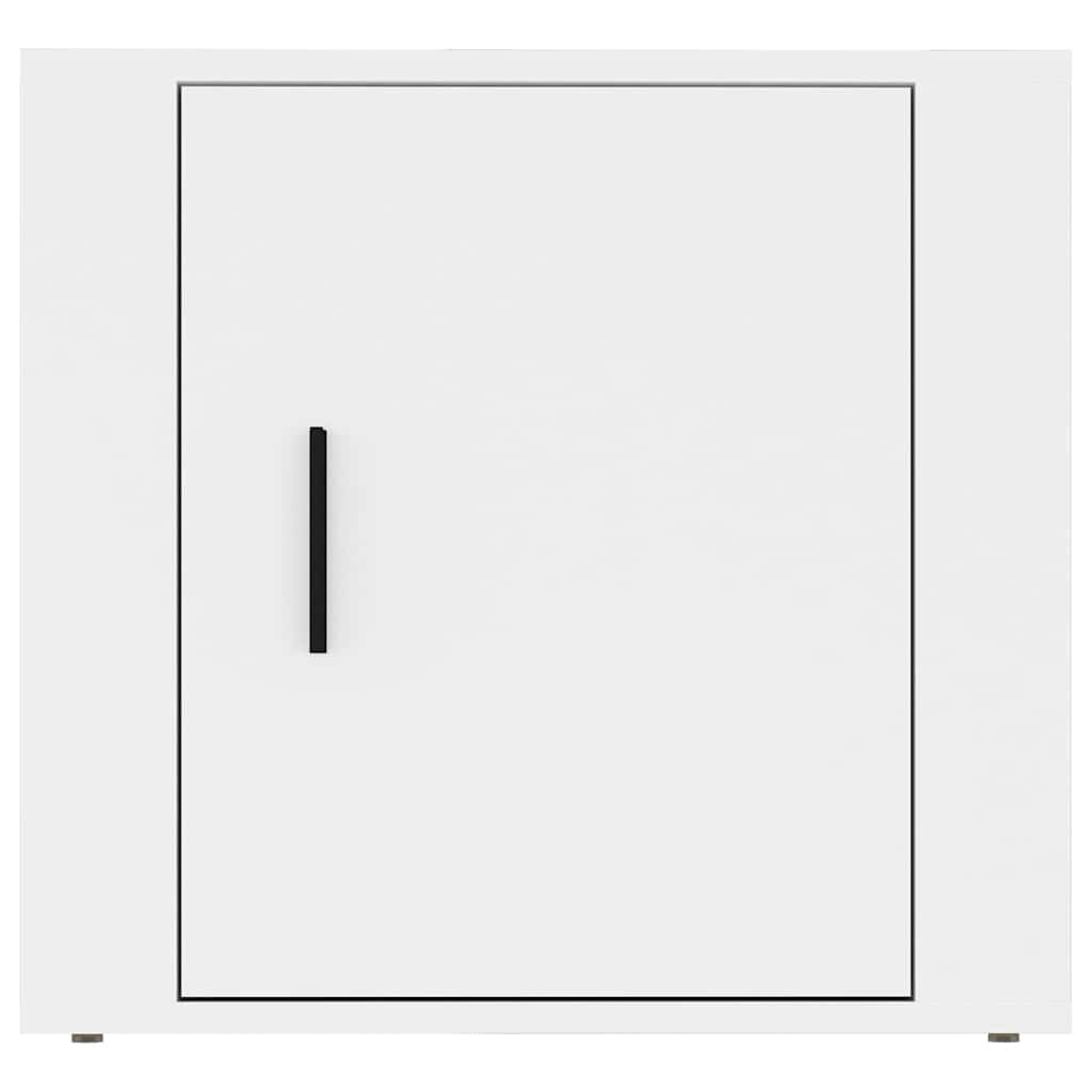 Comodini 2 pz Bianca 50x39x47 cm