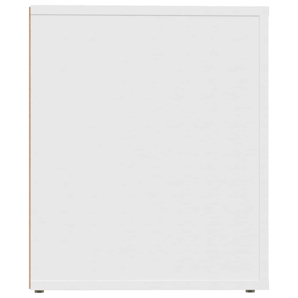 Comodini 2 pz Bianca 50x39x47 cm