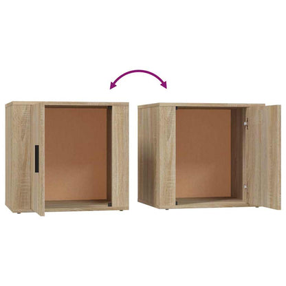Comodini 2 pz Rovere Sonoma 50x39x47 cm