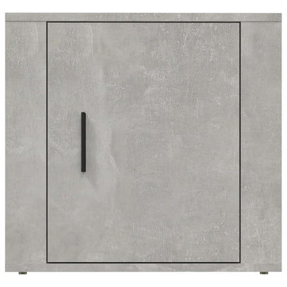 Comodini 2 pz Grigio Cemento 50x39x47 cm