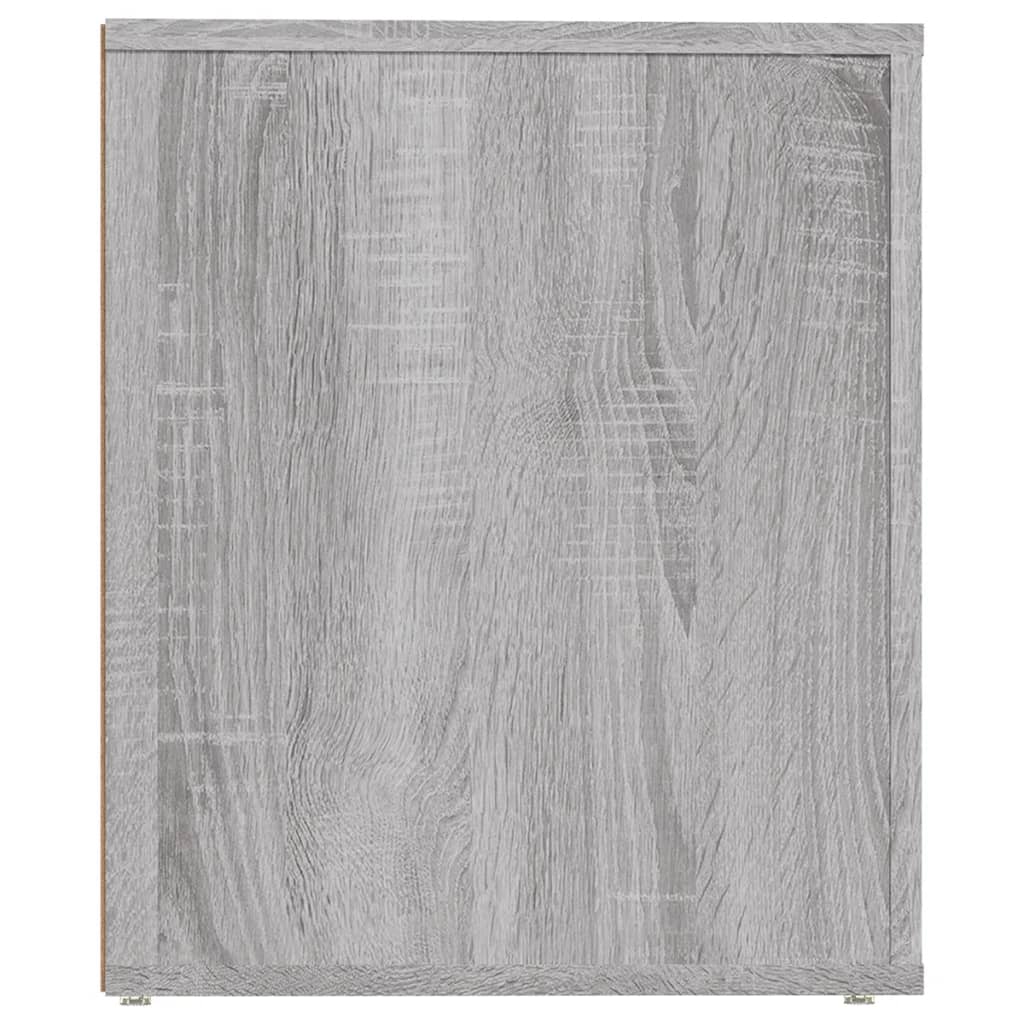 Comodino Grigio Sonoma 50x39x47 cm