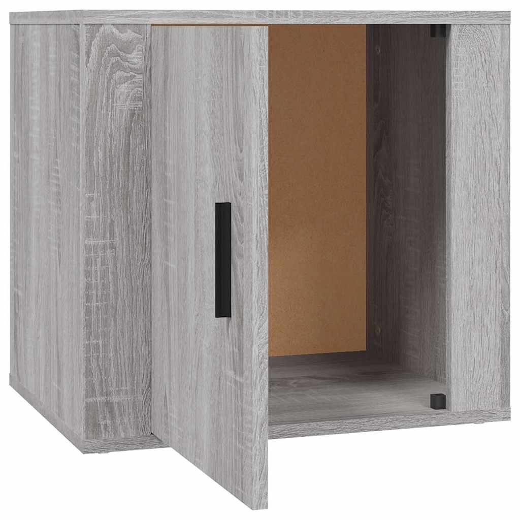 Comodino Grigio Sonoma 50x39x47 cm