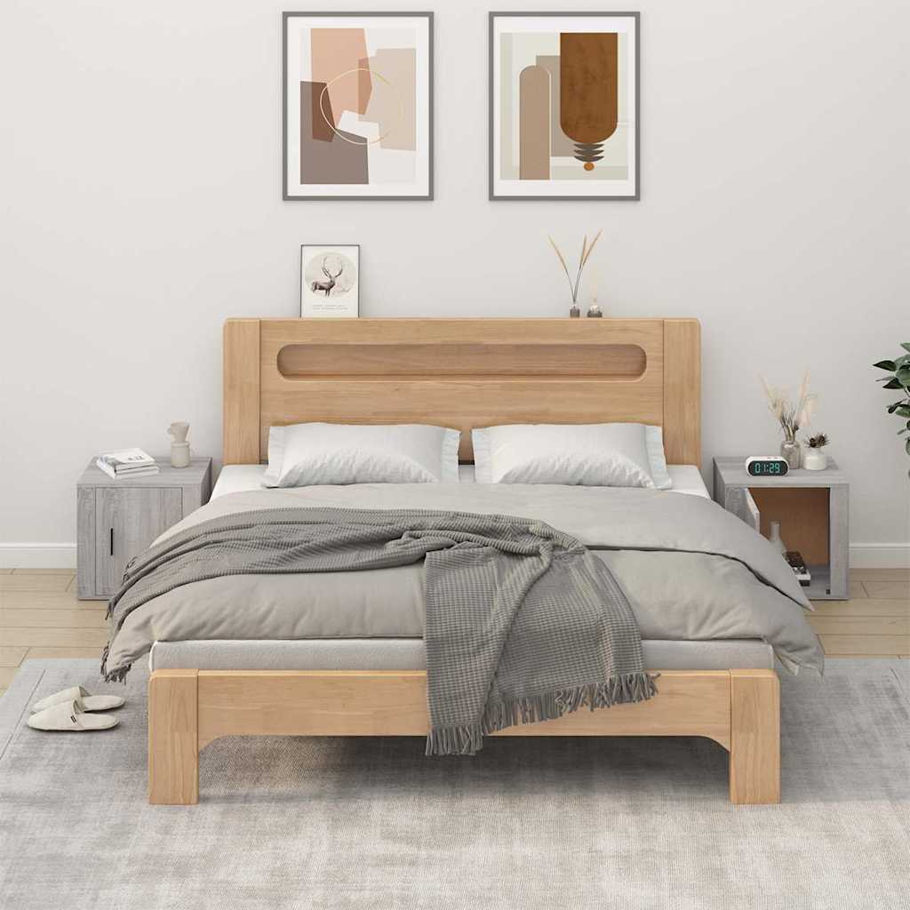 Comodino 2 pz Grigio Sonoma 50x39x47 cm
