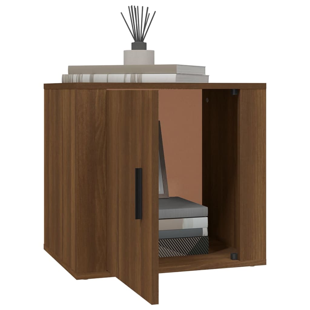 Comodino Rovere Marrone 50x39x47 cm