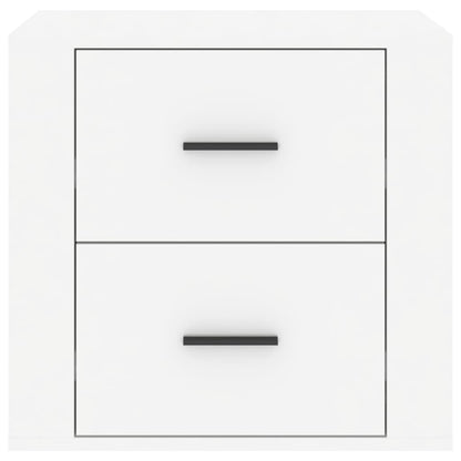 Comodino Bianco Lucido 50x39x47 cm - homemem39