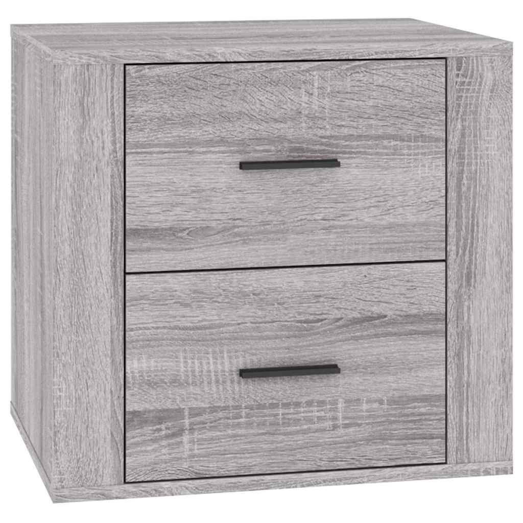Comodino Grigio Sonoma 50x39x47 cm