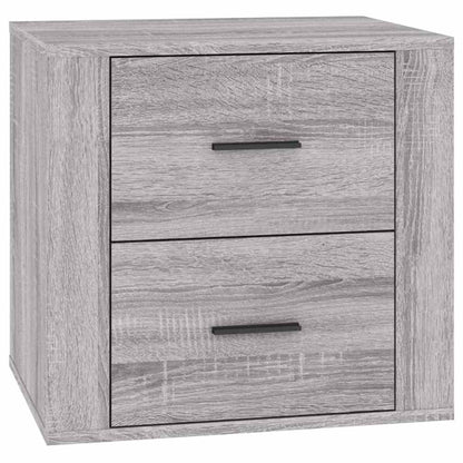Comodino Grigio Sonoma 50x39x47 cm