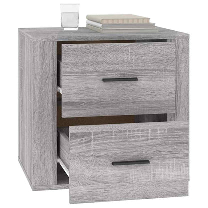 Comodino Grigio Sonoma 50x39x47 cm