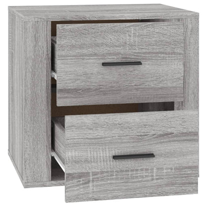 Comodino Grigio Sonoma 50x39x47 cm