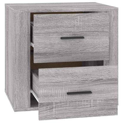 Comodino Grigio Sonoma 50x39x47 cm