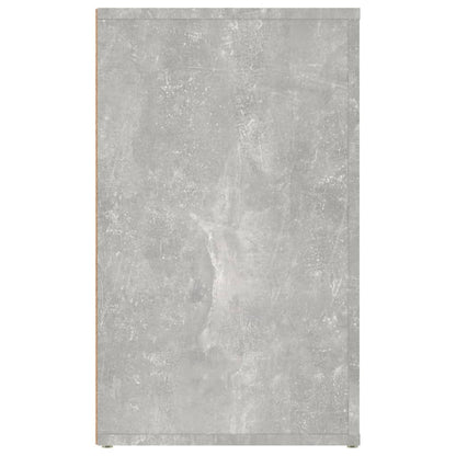 Comodino Grigio Cemento 50x36x60 cm in Legno Multistrato - homemem39