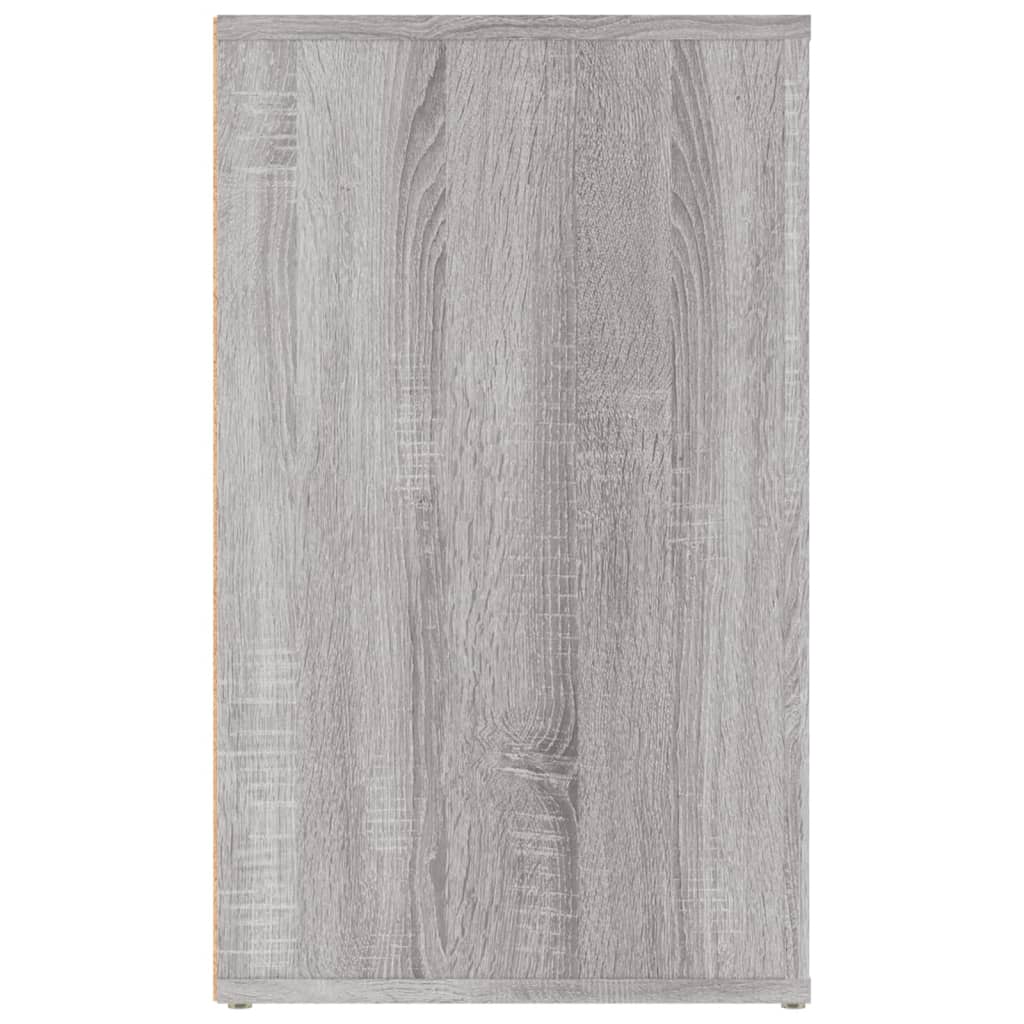 Comodino Grigio Sonoma 50x36x60 cm in Legno Multistrato - homemem39