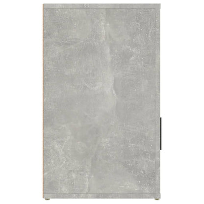 Comodino Grigio Cemento 50x36x60 cm in Legno Multistrato - homemem39
