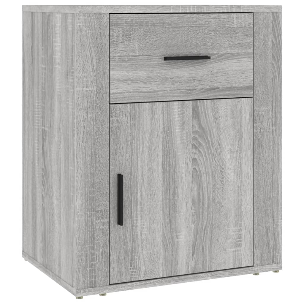 Comodino Grigio Sonoma 50x36x60 cm in Legno Multistrato - homemem39