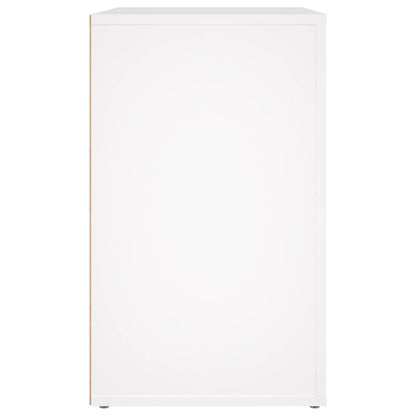 Comodino Bianco 50x36x60 cm in Legno Ingegnerizzato - homemem39
