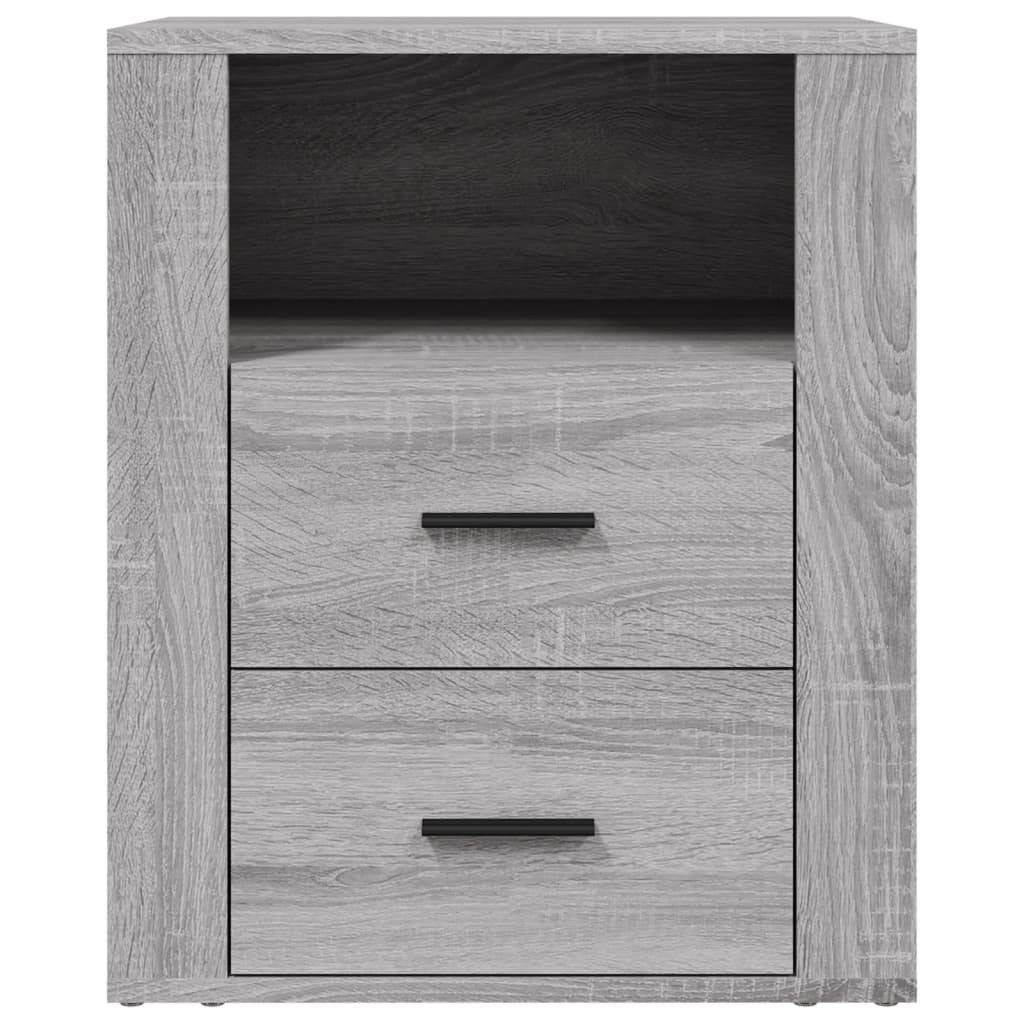 Comodino Grigio Sonoma 50x36x60 cm in Legno Multistrato - homemem39